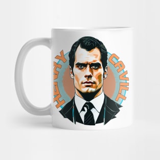 Henry Cavill as Argylle action movie 2024 graphic design Mug